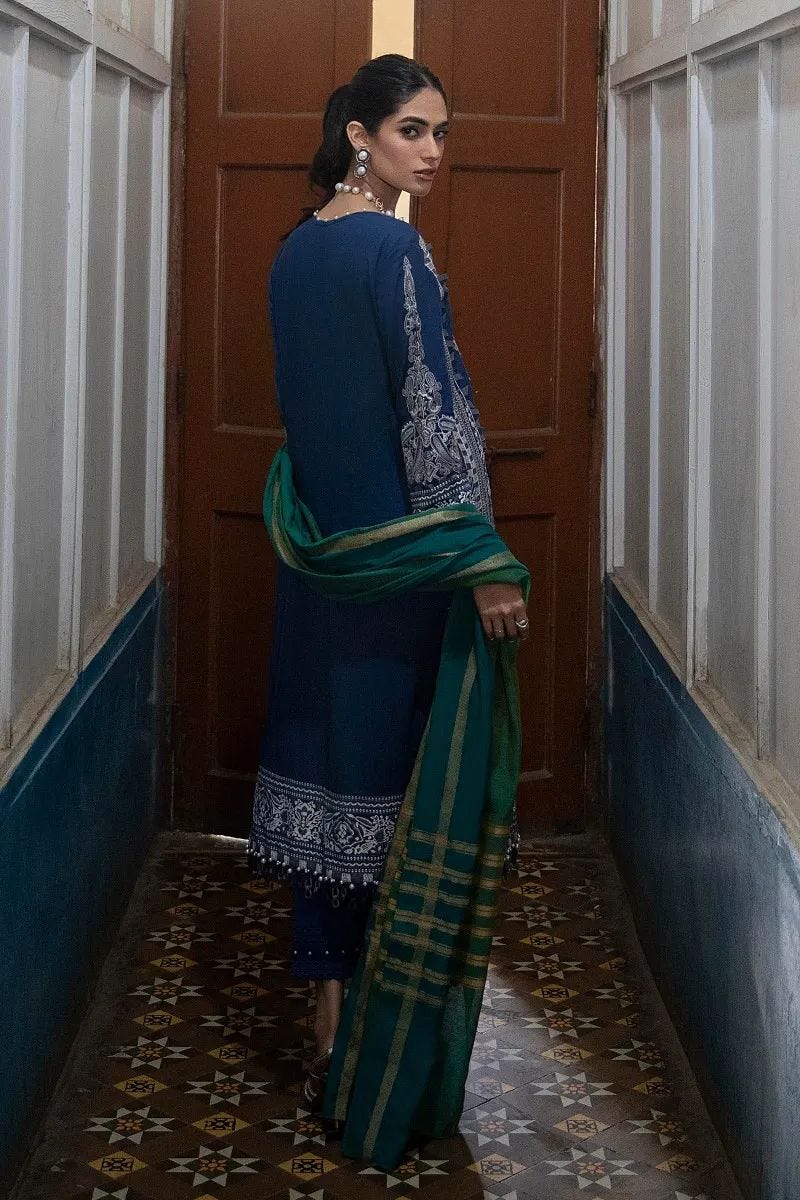 SANA SAFINAZ | EMBRIODERED LAWN SHIRT + PANT + DUPATTA