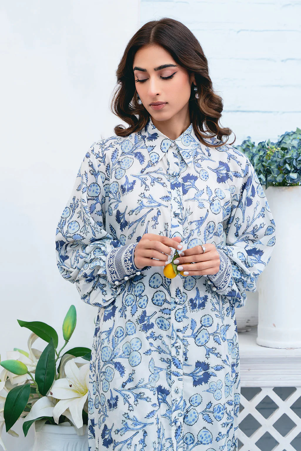 VANYA | LILAC LAWN SHIRT + PANTS | MEDIUM