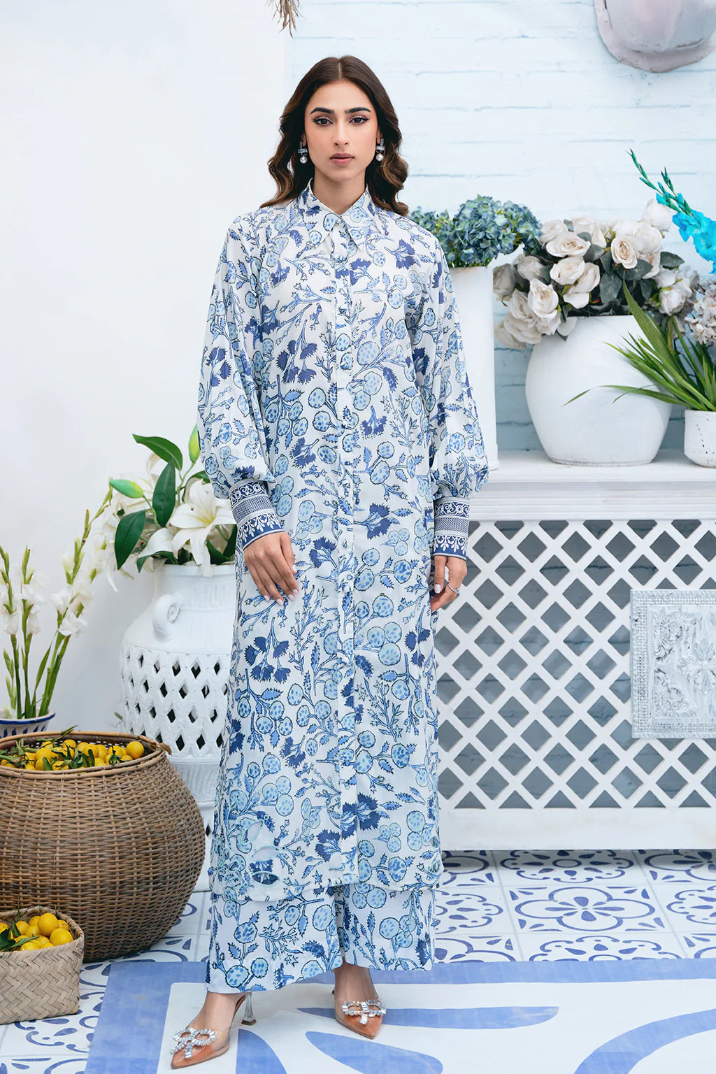 VANYA | LILAC LAWN SHIRT + PANTS | MEDIUM