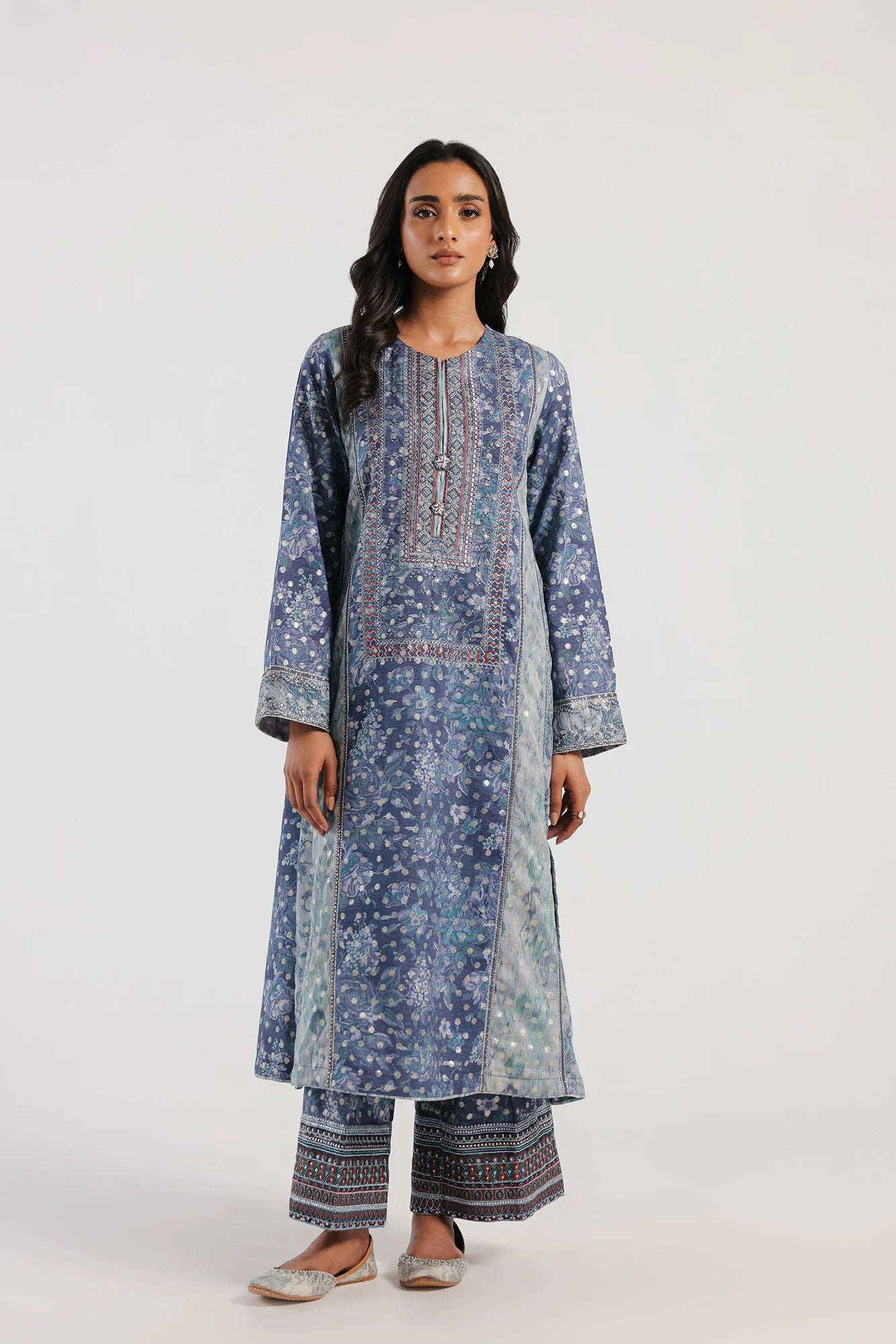 ETHNIC | EMBELLISHED SHIRT + CULOTTES | MEDIUM