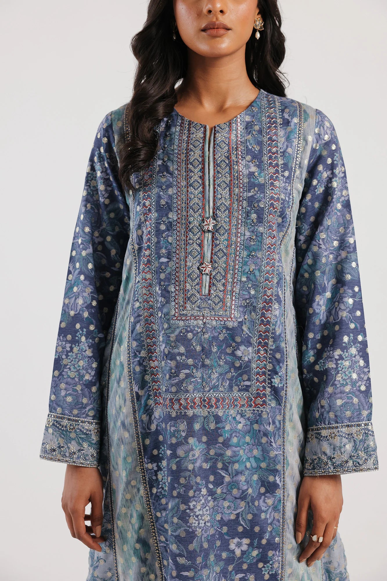 ETHNIC | EMBELLISHED SHIRT + CULOTTES | MEDIUM