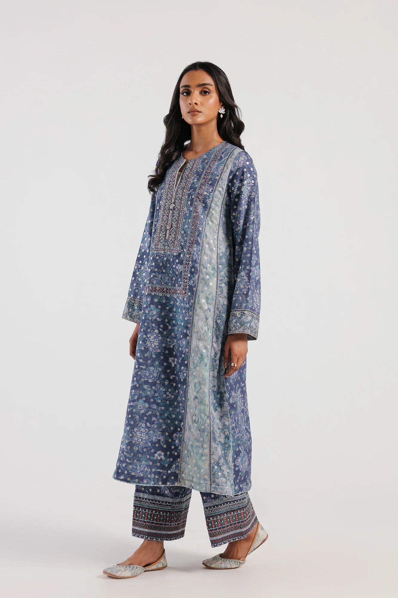 ETHNIC | EMBELLISHED SHIRT + CULOTTES | MEDIUM