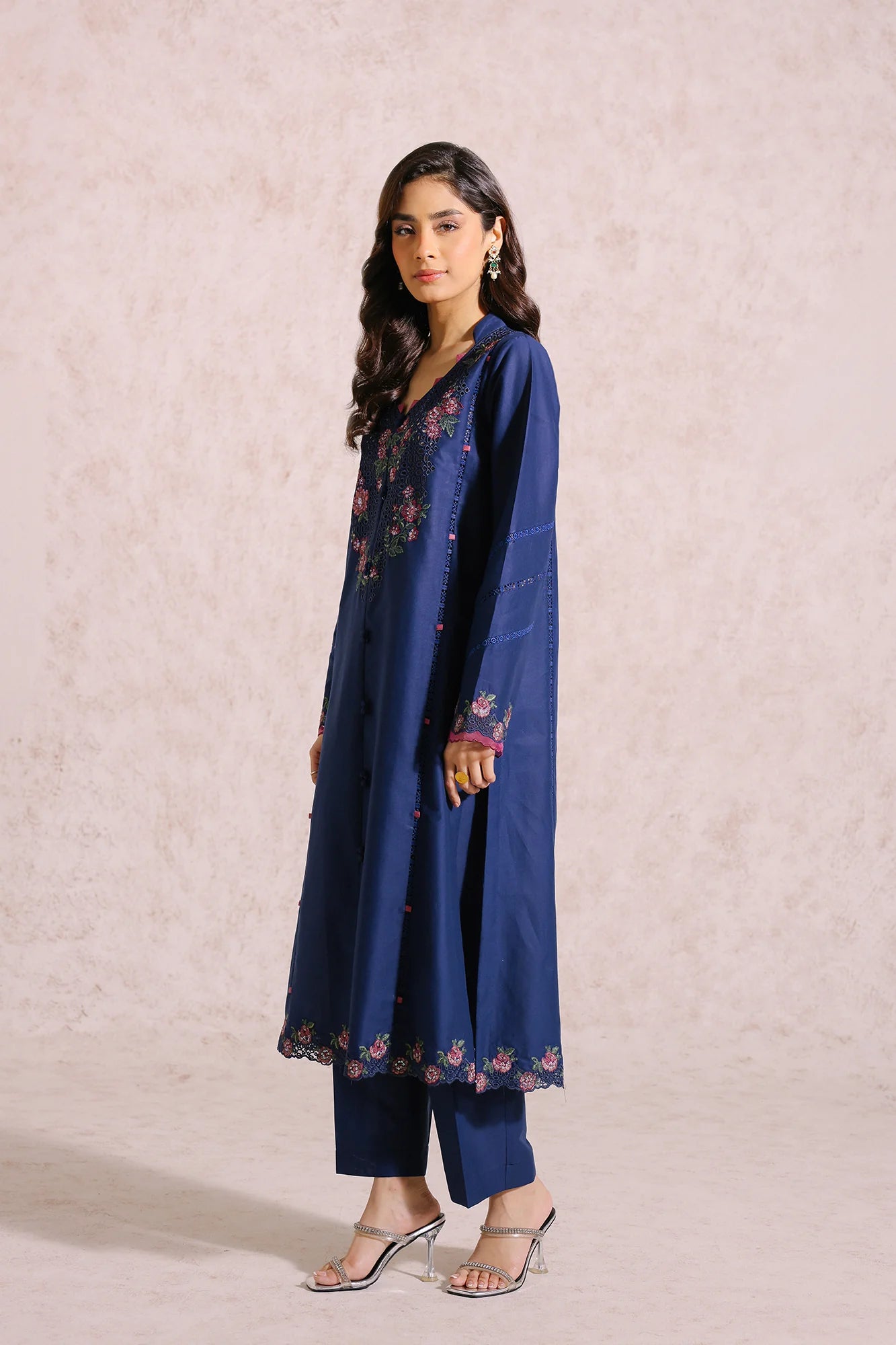 ETHNIC | COTTON SHIRT + PANTS + ORGANZA DUPATTA