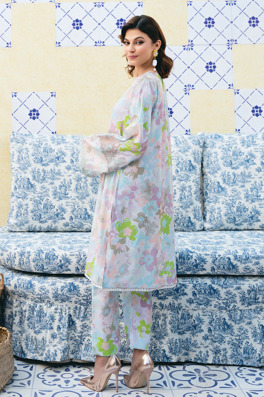 VANYA | FLORAL SHIRT + CULOTTES | SMALL