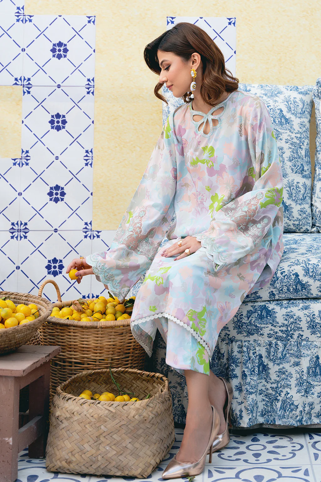 VANYA | FLORAL SHIRT + CULOTTES | SMALL