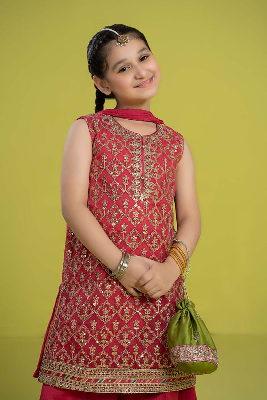 SANA SAFINAZ | PINK | LITTLE GIRLS |6-8 Y