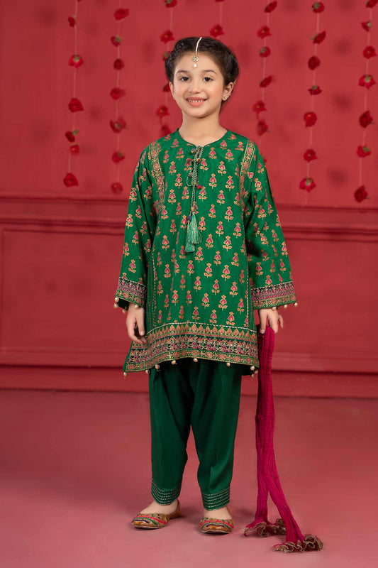 MARIA B | GREEN | LITTLE GIRLS |6-8 Y
