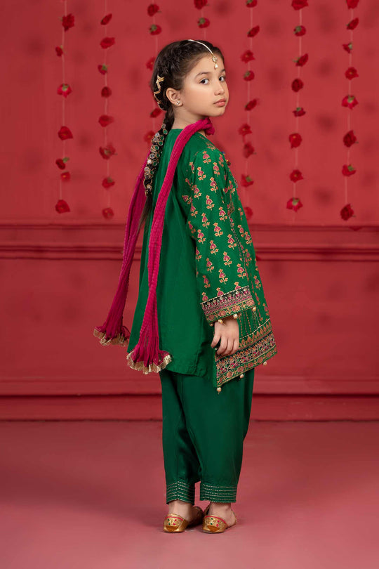 MARIA B | GREEN | LITTLE GIRLS |6-8 Y