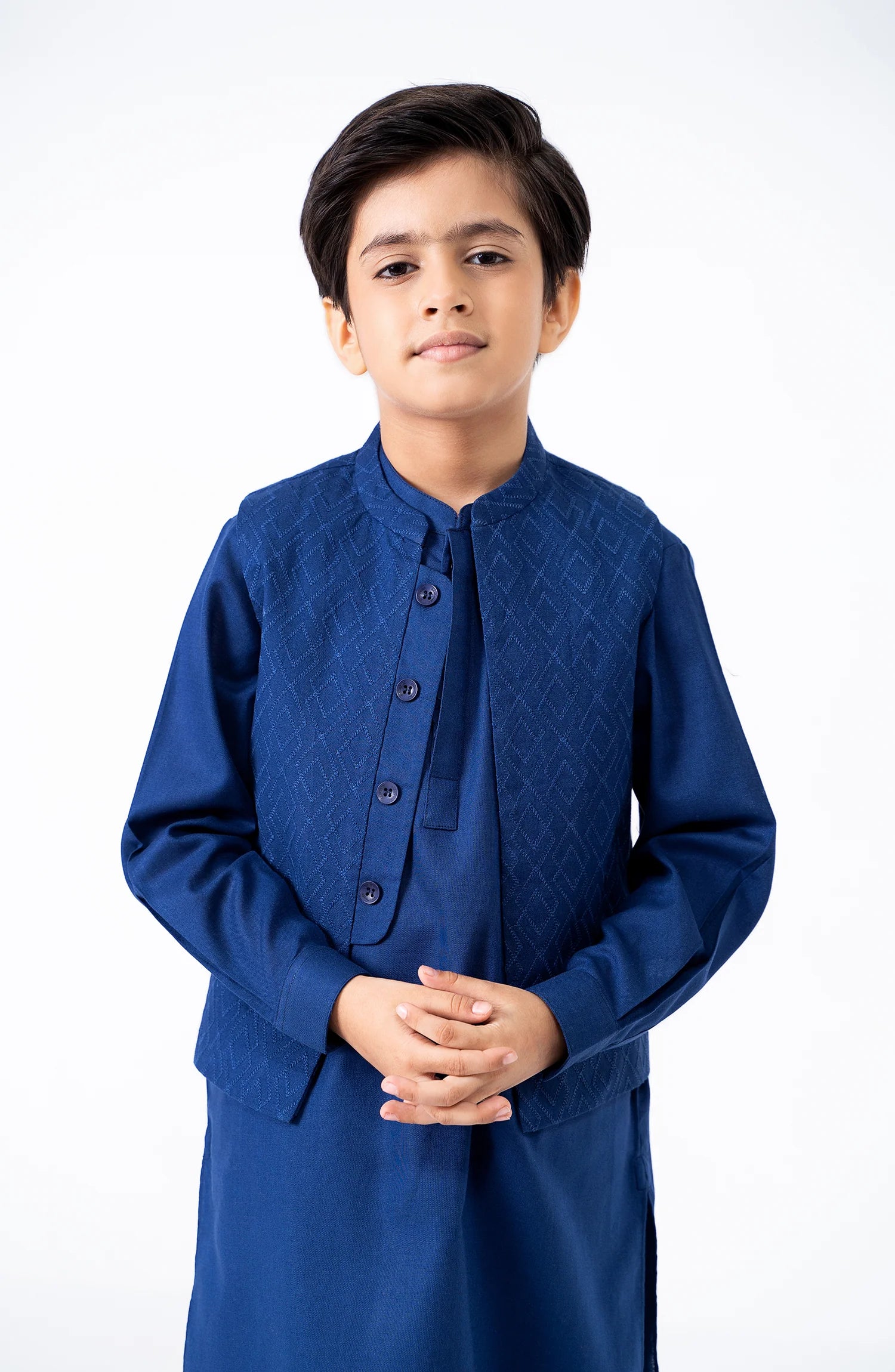 SHAHNAMEH | NAVY BLUE( WITHOUT WAISTCOAT) | LITTLE BOYS | 1 Y | 4Y