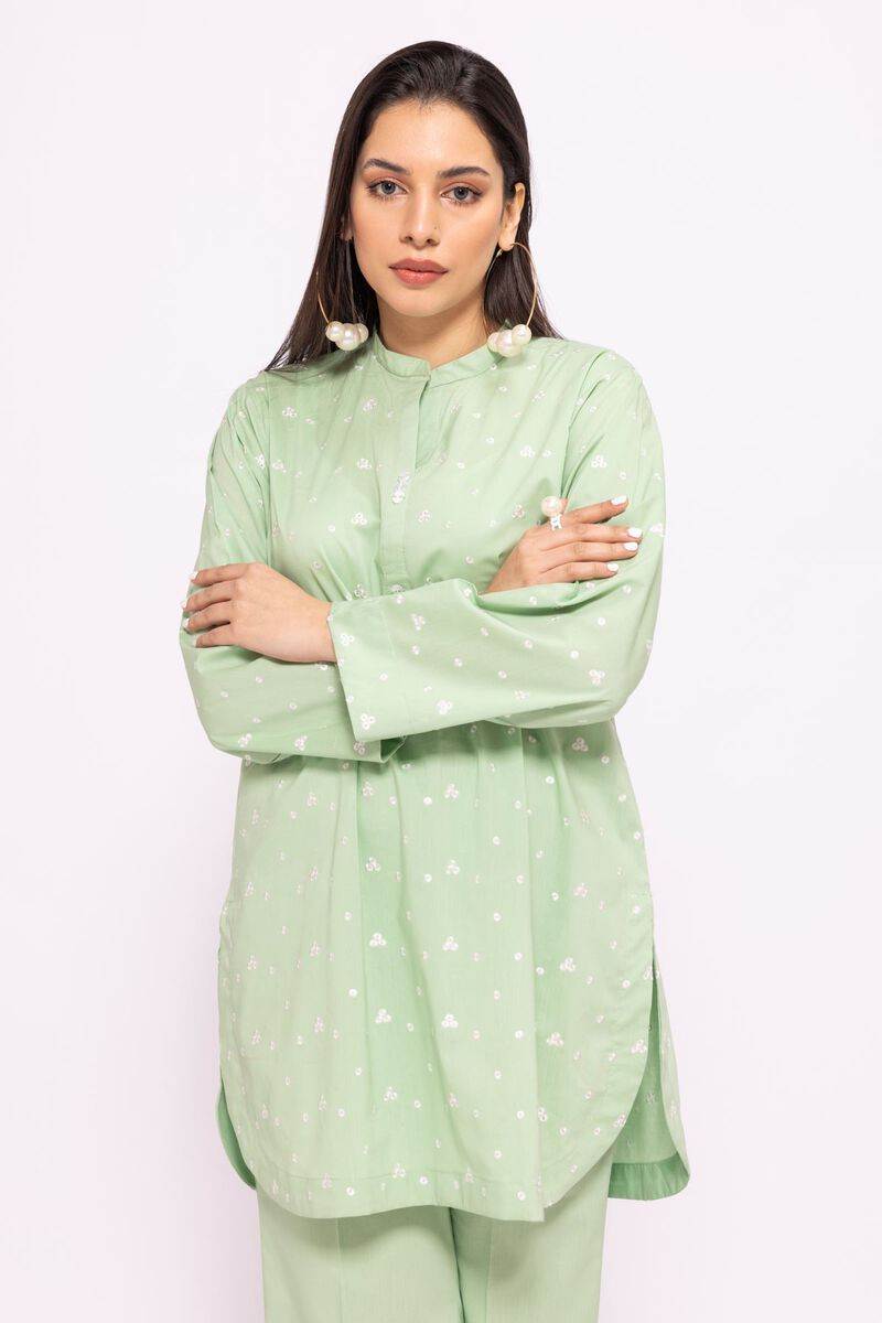 KHAADI | MINT GREEN KURTA| MEDIUM