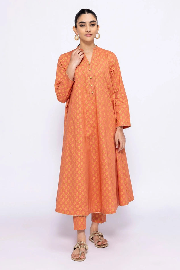 KHAADI | FOIL PRINTED LAWN SHIRT + PANT| MEDIUM