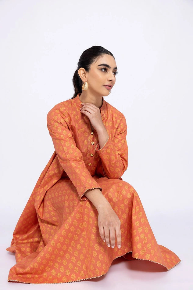KHAADI | FOIL PRINTED LAWN SHIRT + PANT| MEDIUM