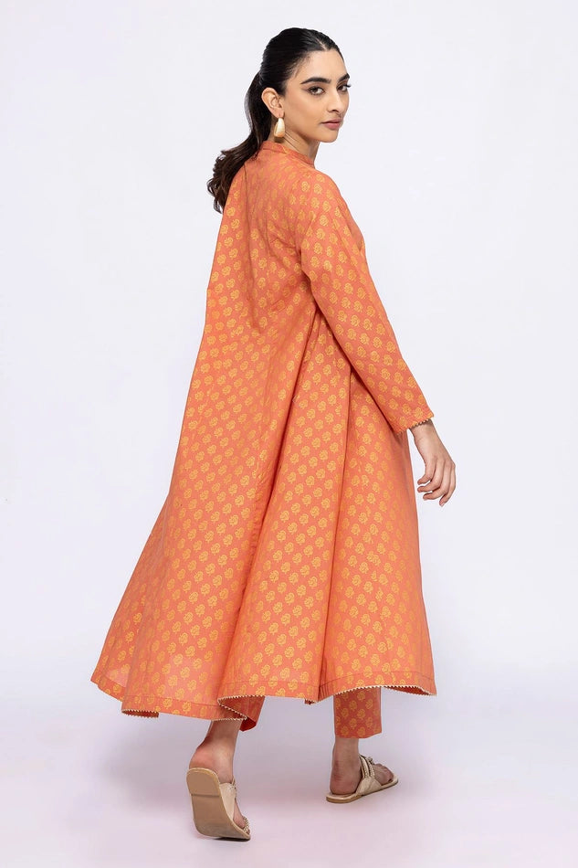 KHAADI | FOIL PRINTED LAWN SHIRT + PANT| MEDIUM