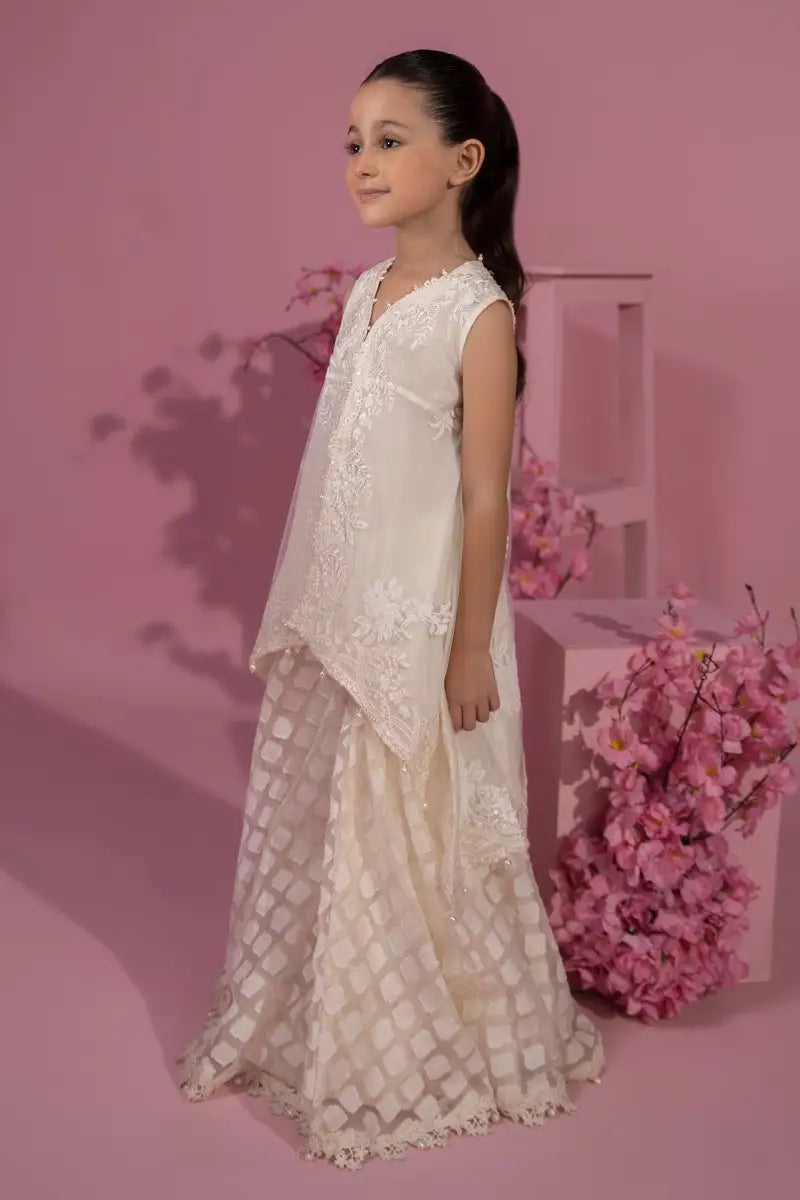 SANA SAFINAZ | IVORY | LITTLE GIRLS | 6-7 Y