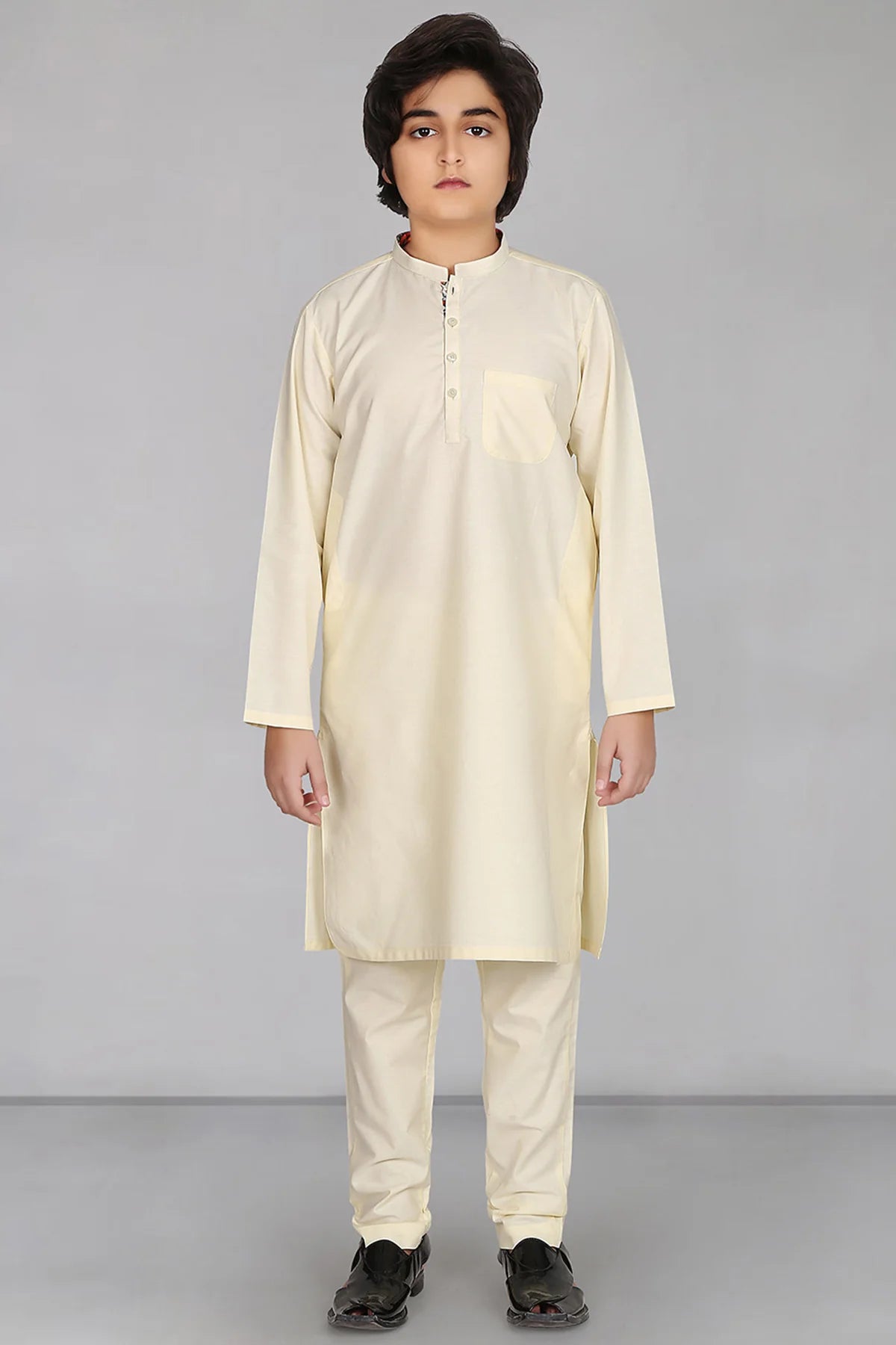 SHAHNAMEH | OFF WHITE | KURTA PAJAMA | LITTLE BOYS | 6Y | 12Y