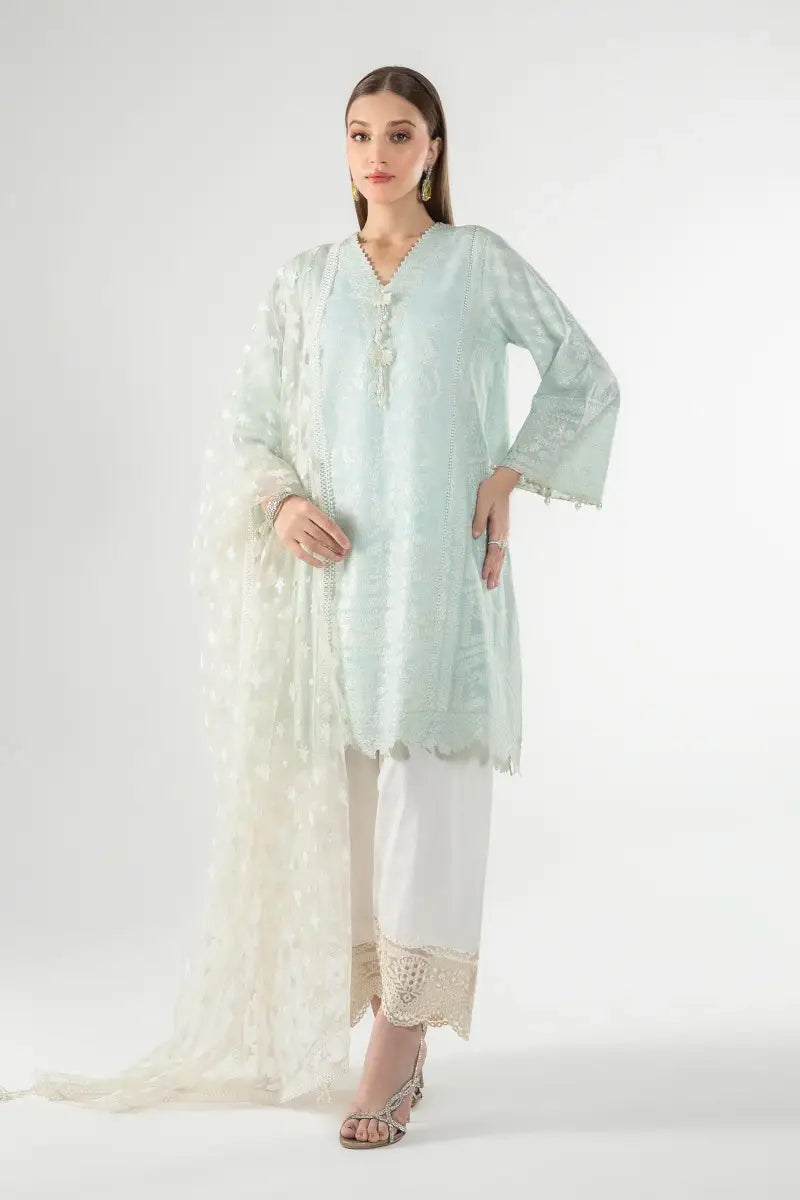 white net dupatta