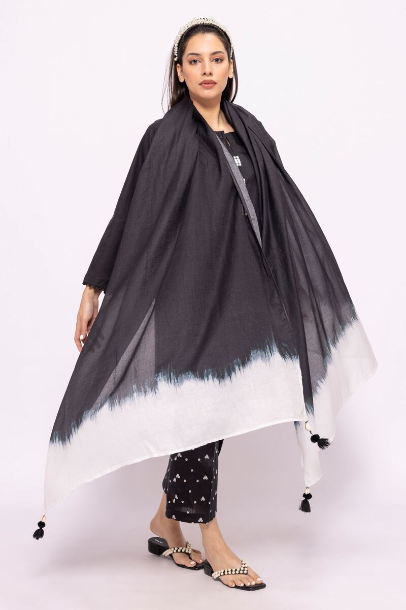 Black & White Dupatta