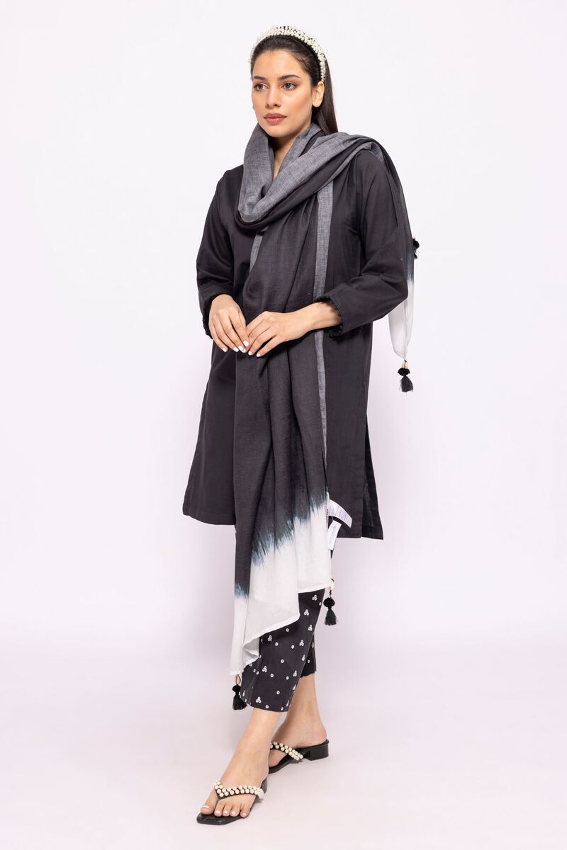 Black & White Dupatta