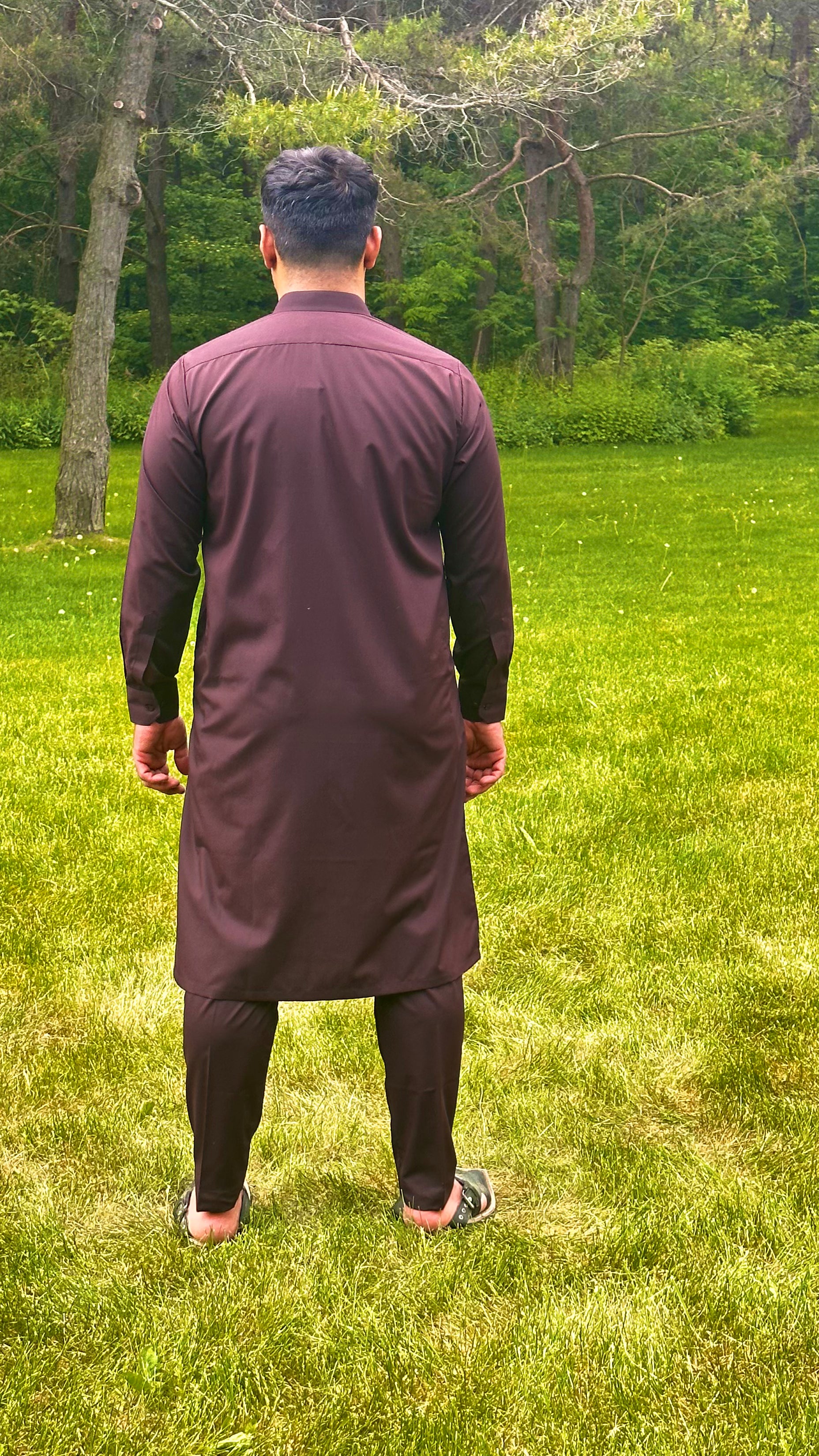 Maroon Kurta Pajama