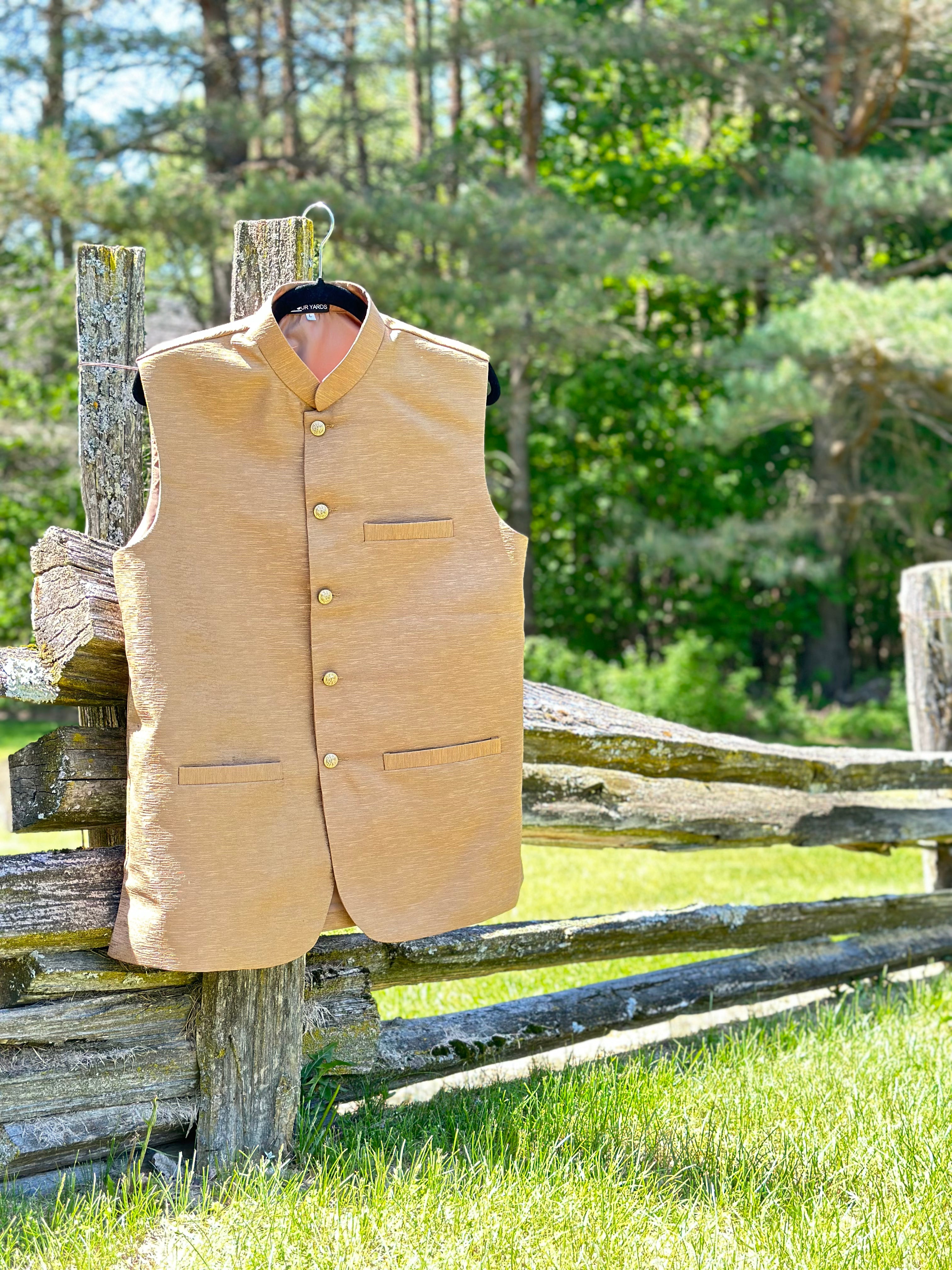 Golden Brown Waist Coat