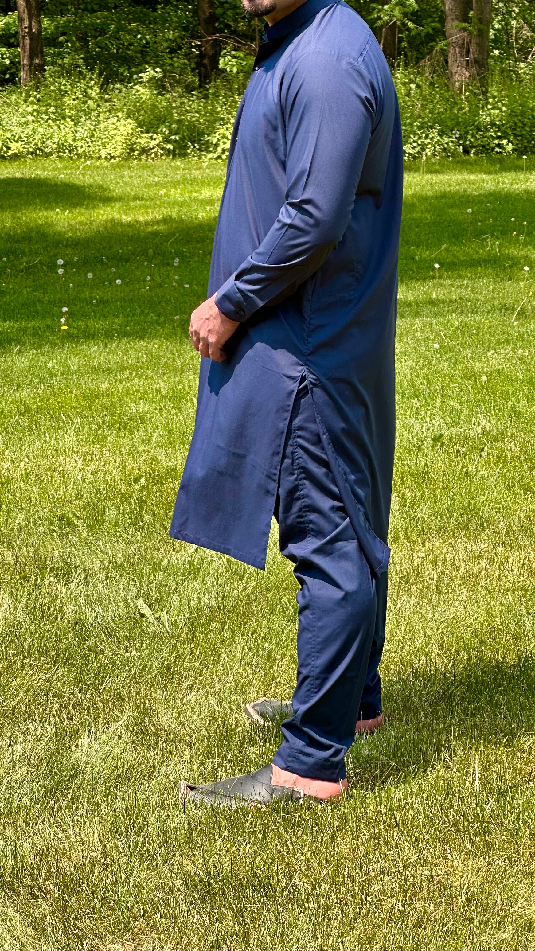 Navy Blue Kurta Pajama