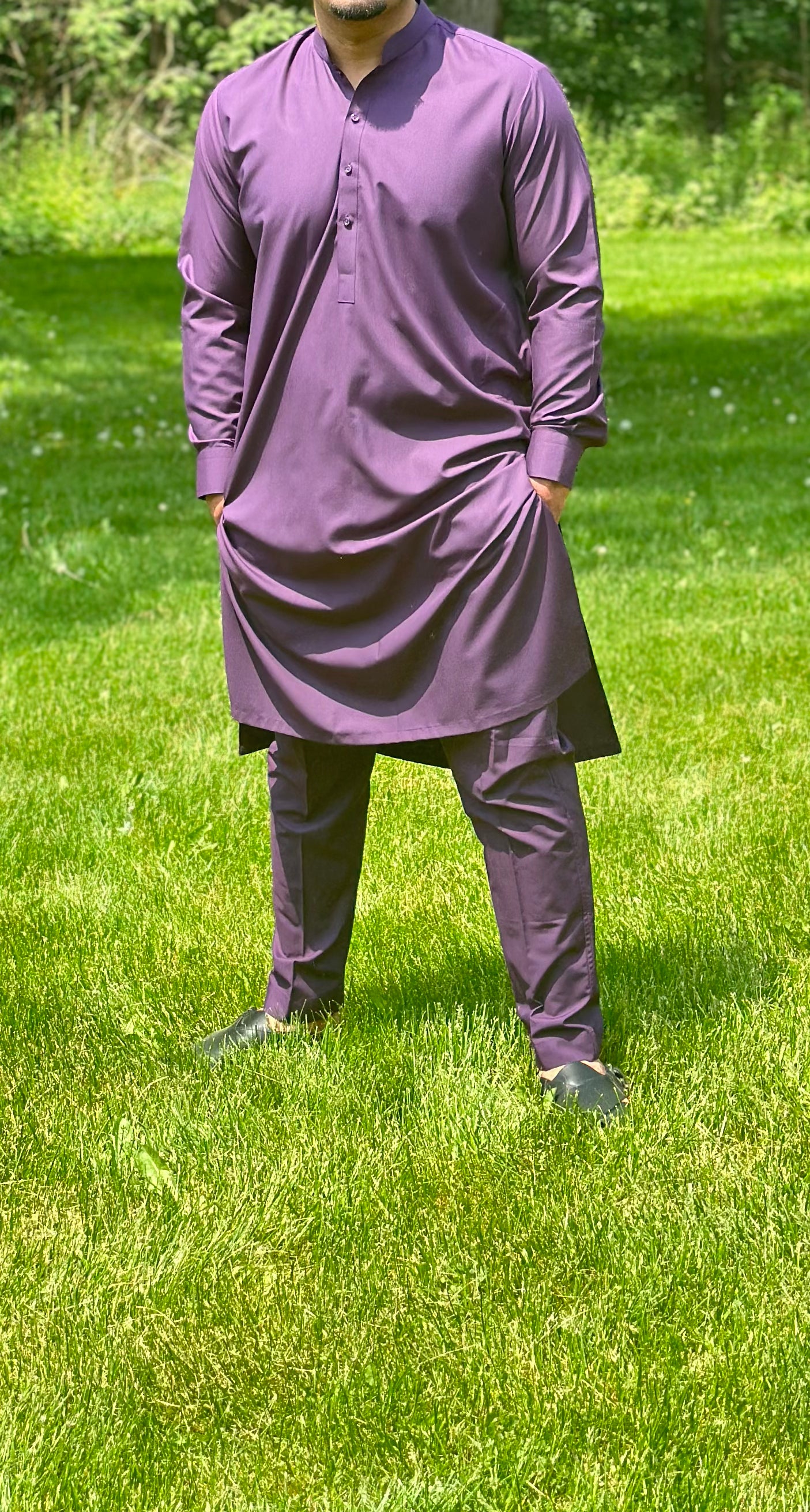 Purple Kurta Pajama