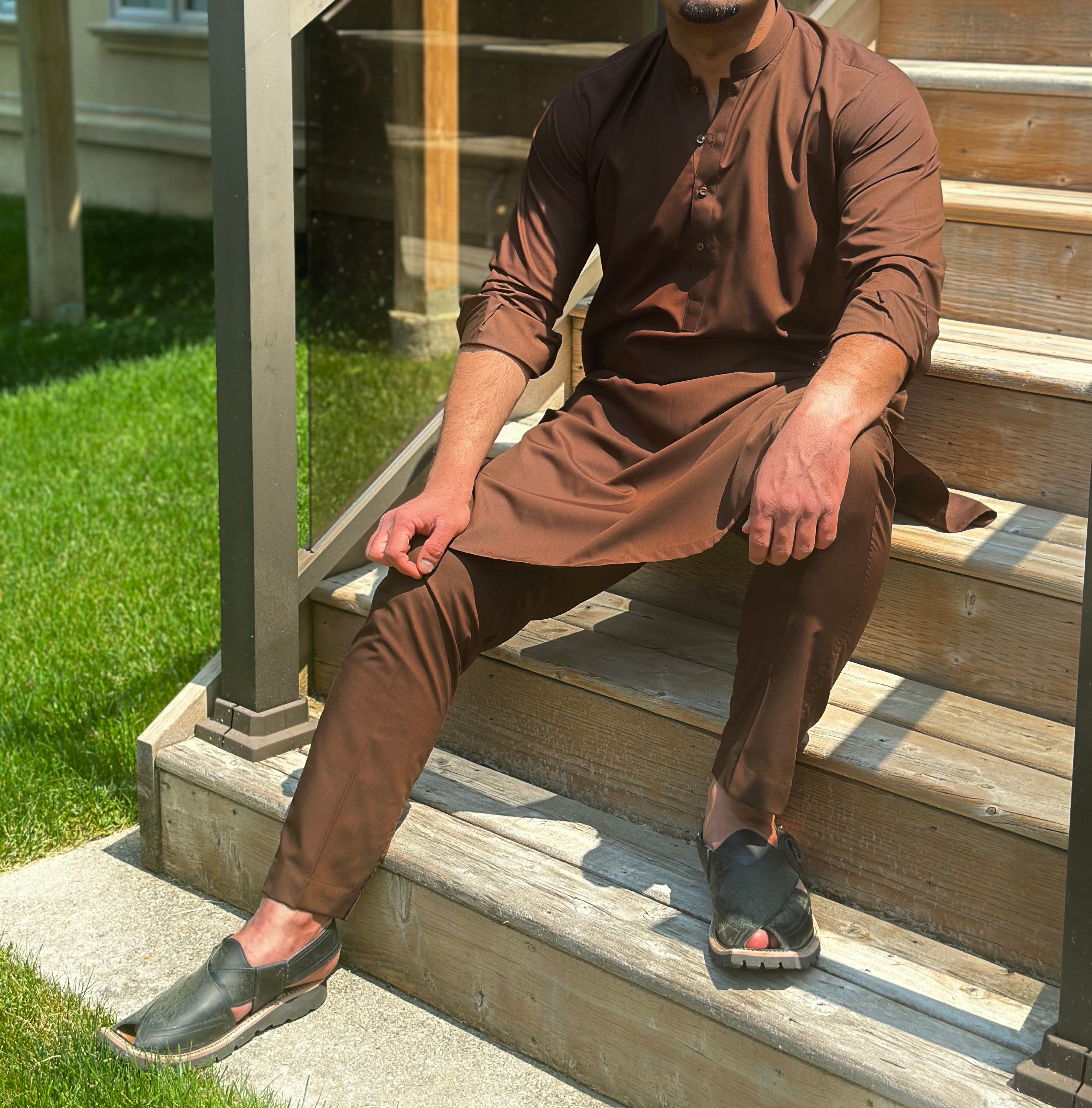 Dark Chocolate Kurta Pajama.