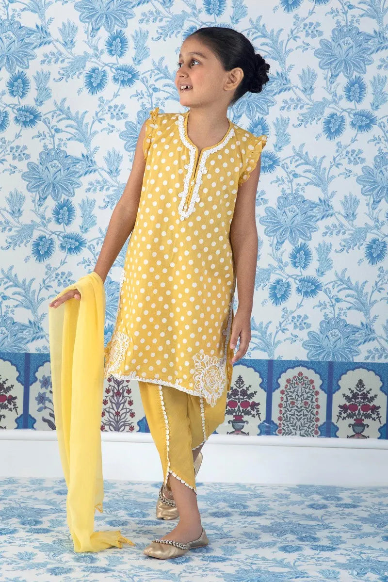 Yellow Polka Dots